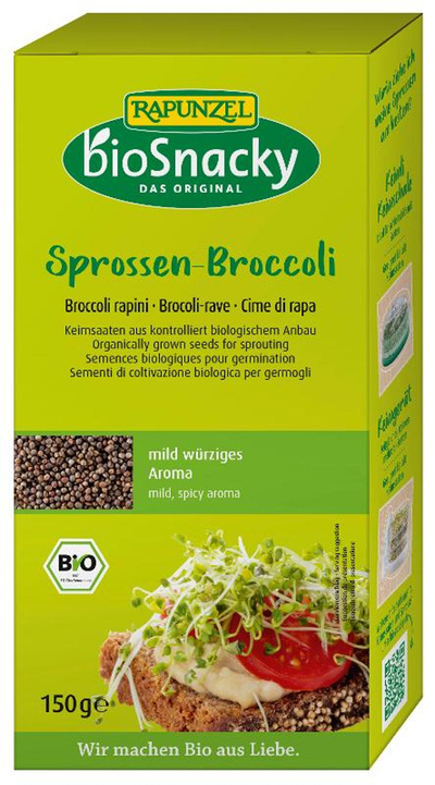 Produktfoto zu Sprossen Broccoli 150g bioSnacky Rapunzel