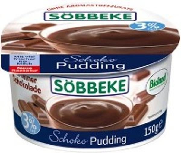 Produktfoto zu Schokopudding 150g Söbbeke