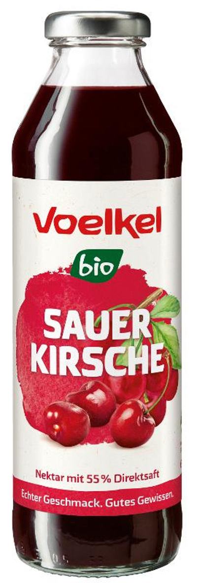 Produktfoto zu Sauerkirsche Nektar 0,5l Voelkel
