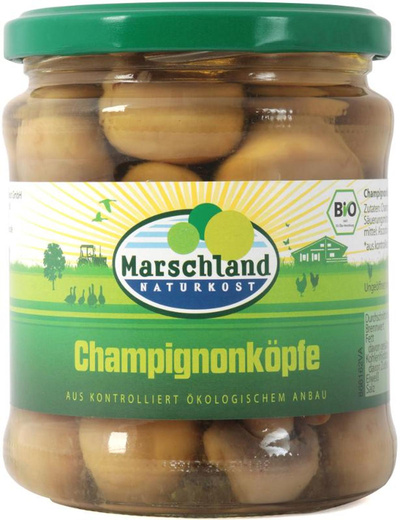 Produktfoto zu VPE Champignonköpfe 6x330g Marschland