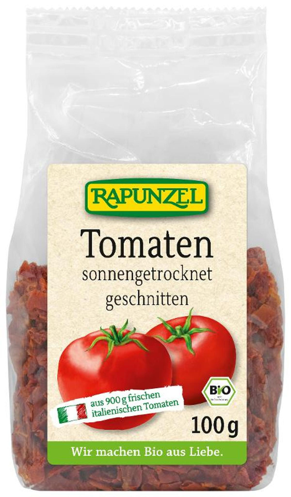 Produktfoto zu Tomaten getrocken und gewürfelt 100g Rapunzel