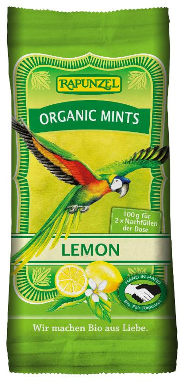 Produktfoto zu Organic Mints Lemon 100g Rapunzel