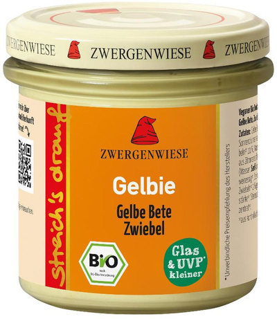 Produktfoto zu Brotaufstrich streich's drauf "Gelbie" 135g  Zwergenwiese