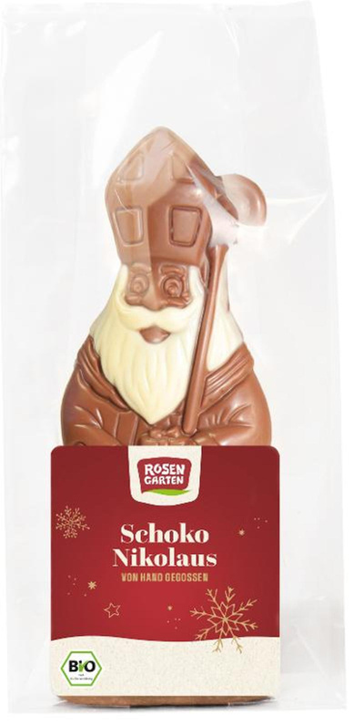 Produktfoto zu Vollmilch Nikolaus mit Bischofsmütze 60g Rosengarten