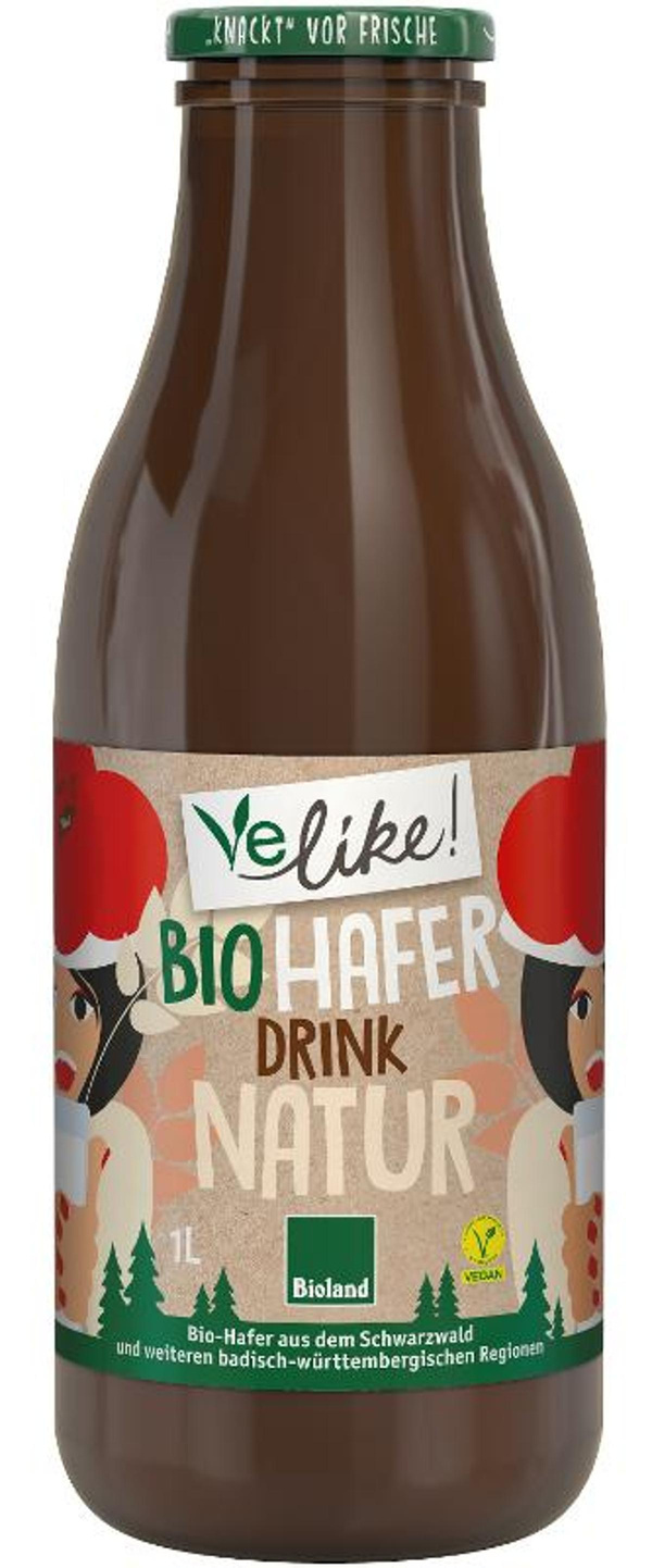 Produktfoto zu Frischer Haferdrink natur 1l Velike!