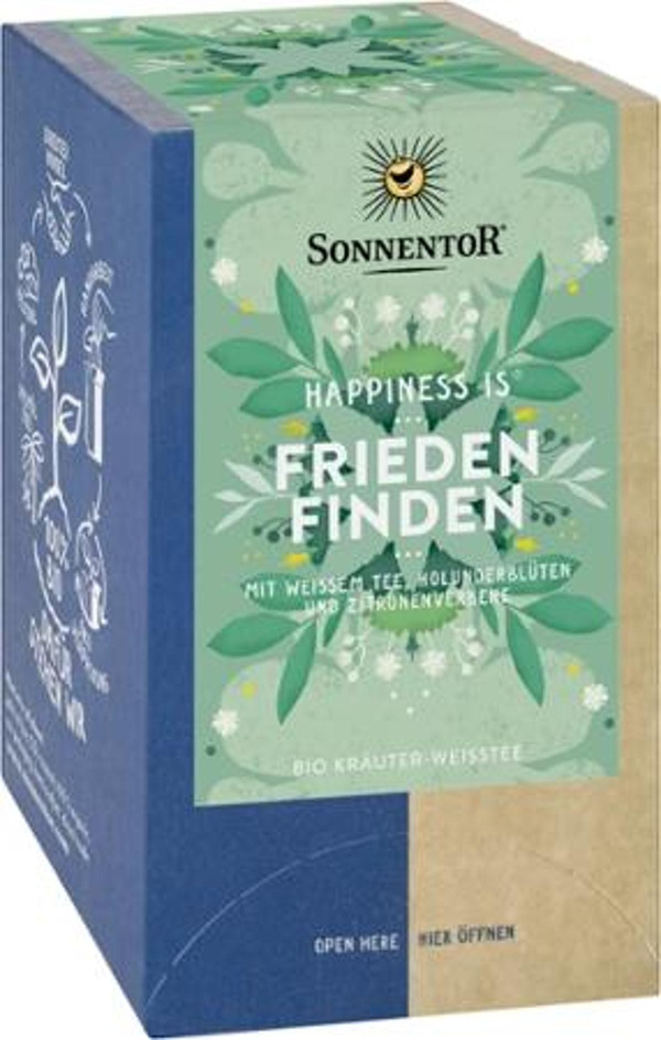Produktfoto zu VPE Frieden finden Tee 6x18 Beutel (27g) Sonnentor