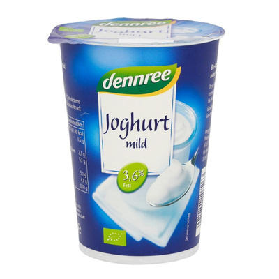 Produktfoto zu Joghurt natur mild 3,8% dennree