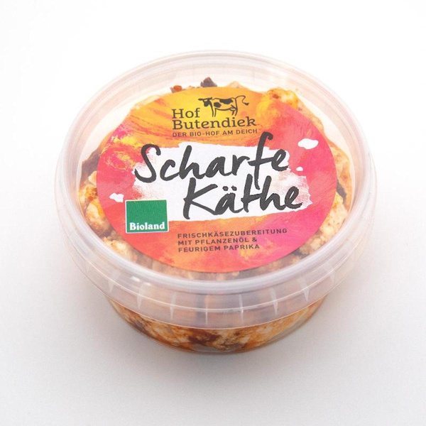 Produktfoto zu Frischkäse Scharfe Käthe 45% 150g Butendieker