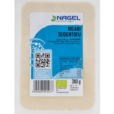 Produktfoto zu Seidentofu 380g Nagel Tofu