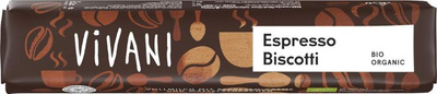Produktfoto zu Schokoriegel Espresso Biscotti 40g Vivani