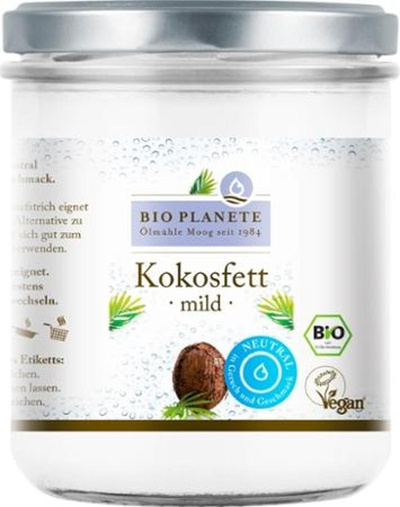 Produktfoto zu VPE Kokosfett desodoriert 6x0,4 L Bio Planete