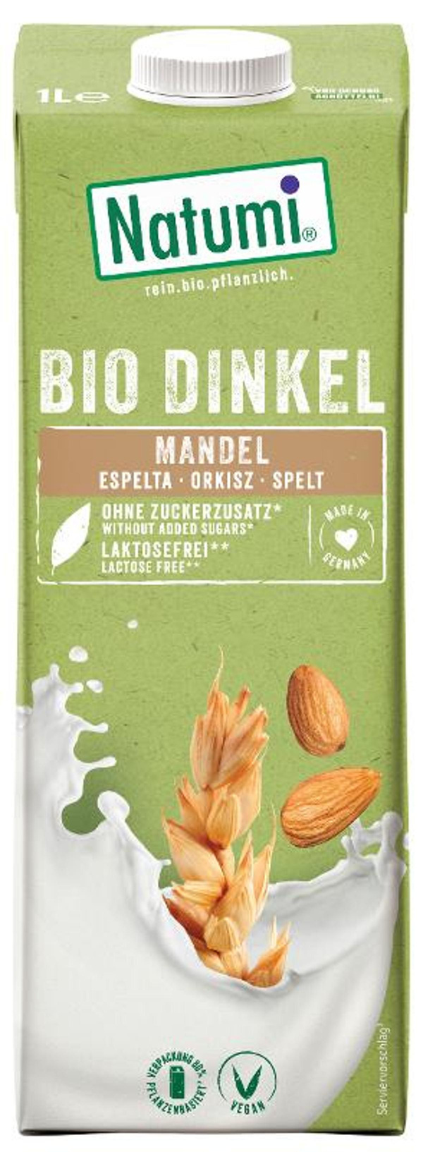 Produktfoto zu VPE Dinkeldrink Mandel 8x1 l Natumi