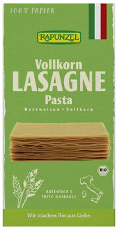 Produktfoto zu Lasagne-Platten Vollkorn 250g Rapunzel