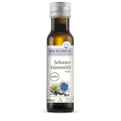 Produktfoto zu Schwarzkümmelöl nativ gefiltert 100ml Bio Planète