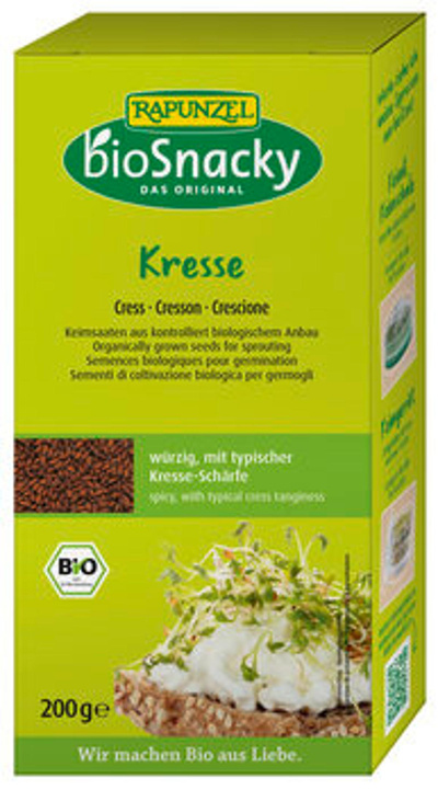 Produktfoto zu Keimsaat Kresse 200g bioSnacky Rapunzel