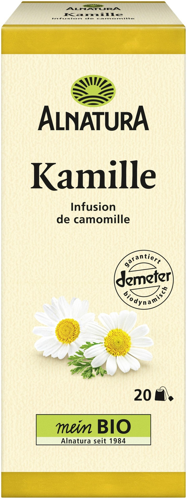 Produktfoto zu Kamillen Tee 20 Btl. 30g Alnatura