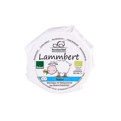 Produktfoto zu Lammbert Schafmilch-Weichkäse 250g Reutebachhof