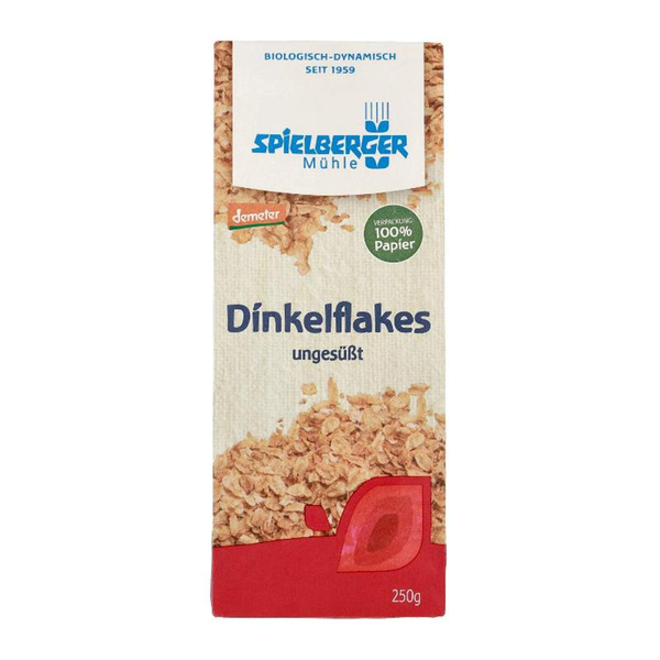 Produktfoto zu VPE Dinkelflakes 6x250g Spielberger Mühle