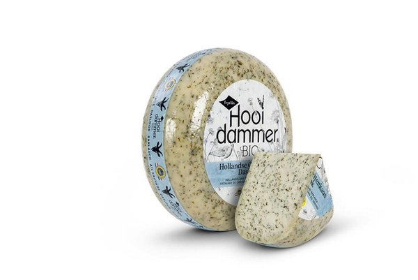 Produktfoto zu Ziegenkäse Bärlauch 50% Hooidammer