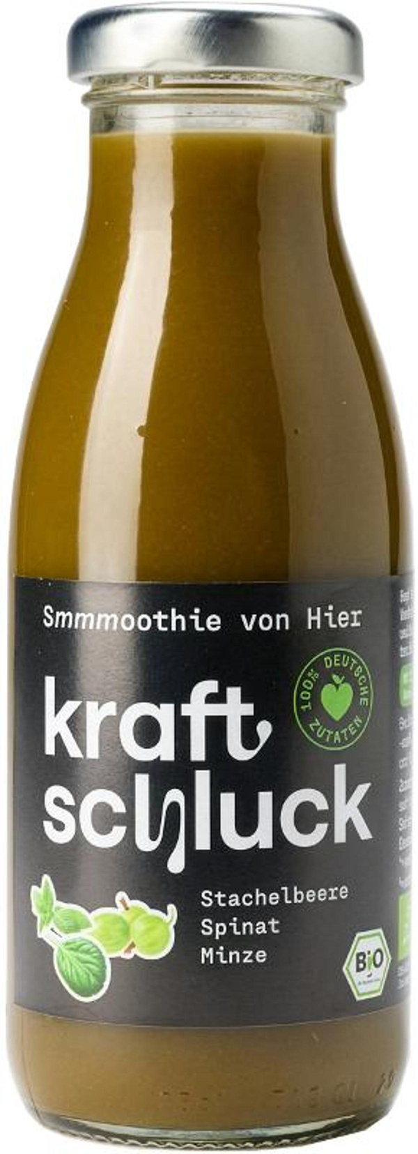 Produktfoto zu Grüner Smoothie von hier 0,25l Kraftschluck