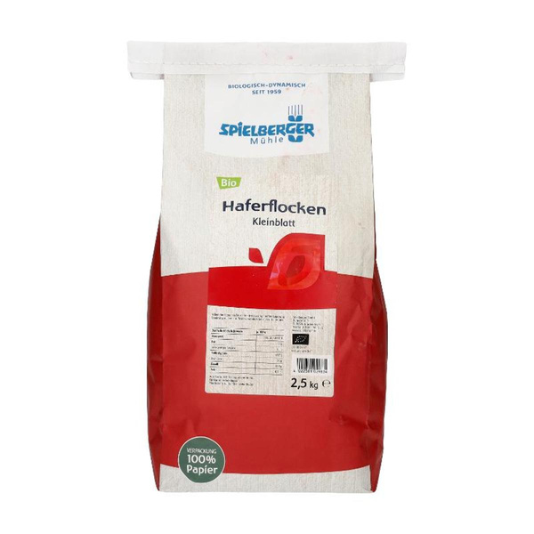 Produktfoto zu Haferflocken Kleinblatt 2,5 kg Spielberger