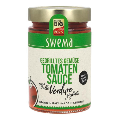 Produktfoto zu Tomatensauce gegrilltes Gemüse 300g SweMa