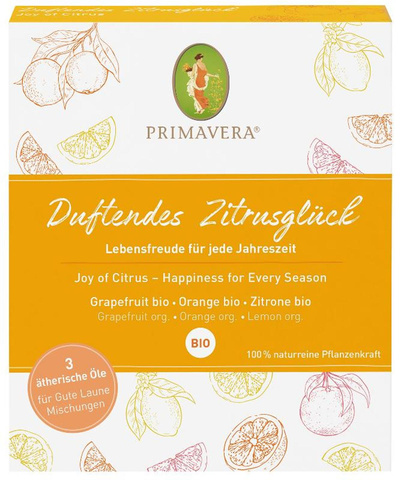 Produktfoto zu Geschenkset Zitrusdüfte  3x5ml Primavera