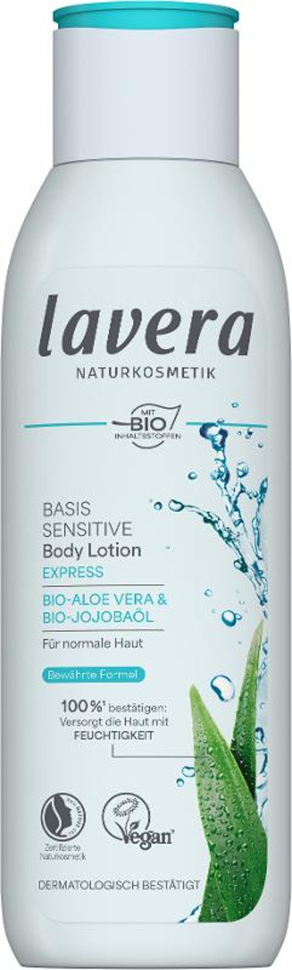 Produktfoto zu Basis Sensitiv Bodylotion Express 250ml Lavera