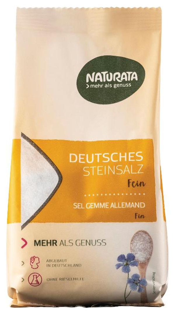 Produktfoto zu Deutsches Steinsalz 500g Naturata