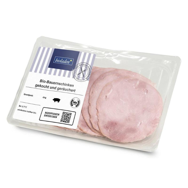 Produktfoto zu Bauernschinken gekocht vom Schwein 80g bioladen