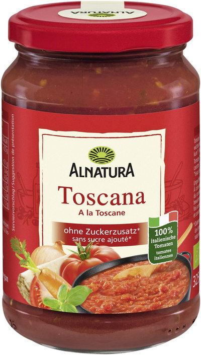Produktfoto zu Tomatensauce Toscana 325 ml Alnatura