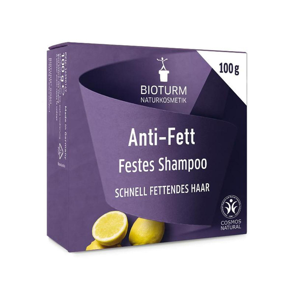 Produktfoto zu Festes Shampoo Anti Fett 100g Bioturm