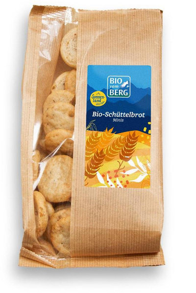 Produktfoto zu Schüttelbrot mini 125g Bio vom Berg