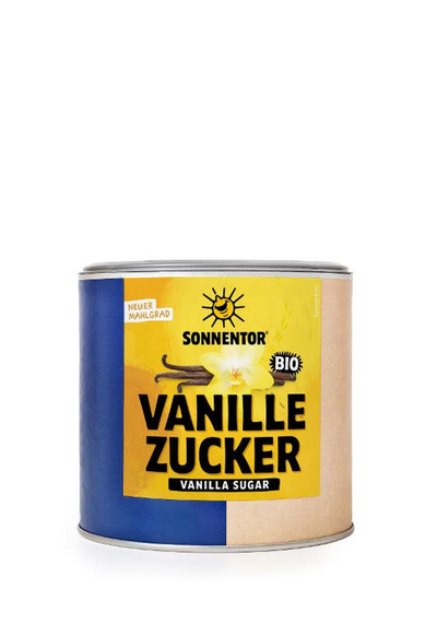 Produktfoto zu Vanillezucker in der Dose 400g Sonnentor