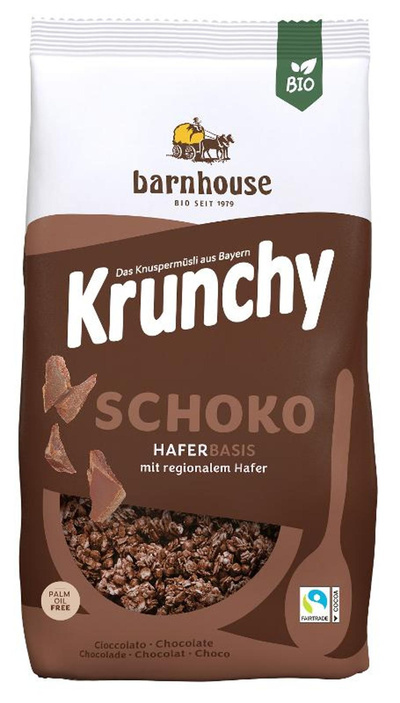 Produktfoto zu VPE Krunchy Schoko 6x375g Barnhouse