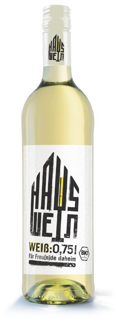 Produktfoto zu Hauswein weiß 0,75l Acht Grad Plus