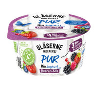 Produktfoto zu VPE Joghurt pur Beeren Mix 3,5% 6x150g Gläserne Molkerei