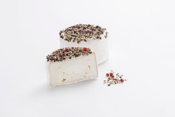 Produktfoto zu Schafcamembert mit buntem Pfeffer ca. 150g Anderlbauer