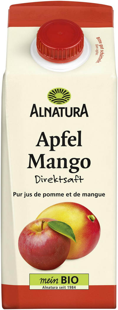 Produktfoto zu Apfel Mango Saft 750 ml Alnatura