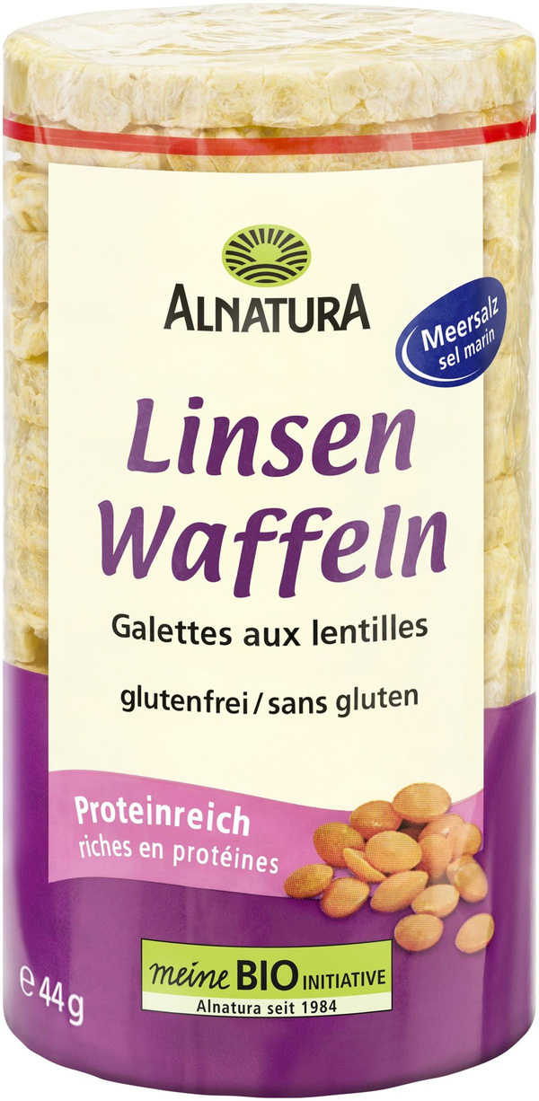 Produktfoto zu Linsenwaffeln 44g Alnatura
