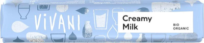 Produktfoto zu VPE Schokoriegel Milch Creme 18x40g Vivani