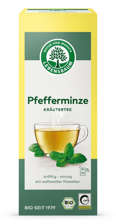 Produktfoto zu VPE Kräutertee Pfefferminz 8x 20x1,5g Lebensbaum