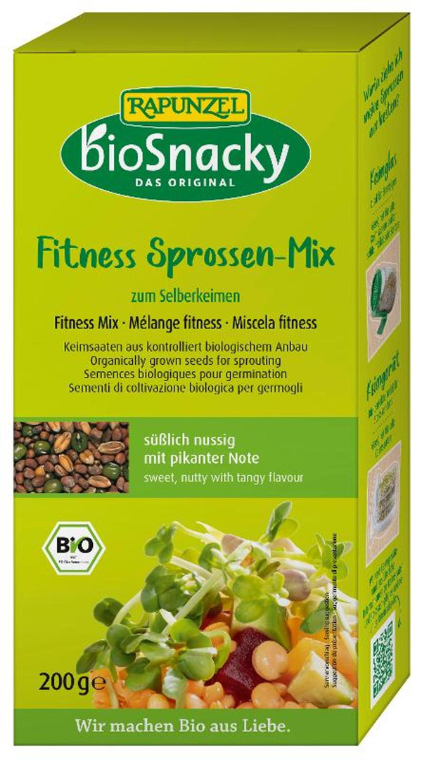 Produktfoto zu Keimsaat Fitness Sprossen Mix 200g bioSnacky Rapunzel