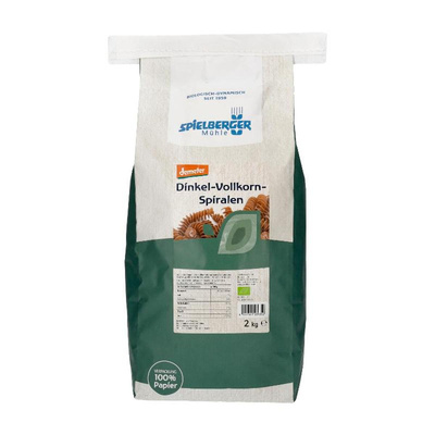 Produktfoto zu Dinkel Spiralen Vollkorn 2 kg Spielberger