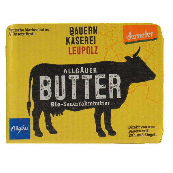 Produktfoto zu VPE Demeter Sauerrahmbutter 16x250g ÖMA