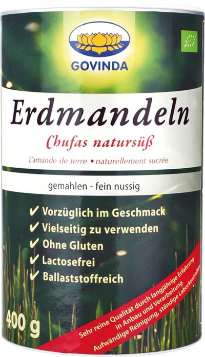Produktfoto zu VPE Erdmandeln gemahlen 6x400g Govinda