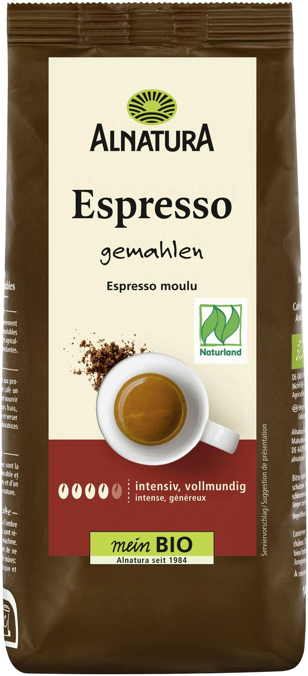 Produktfoto zu Espresso gemahlen 250g Alnatura
