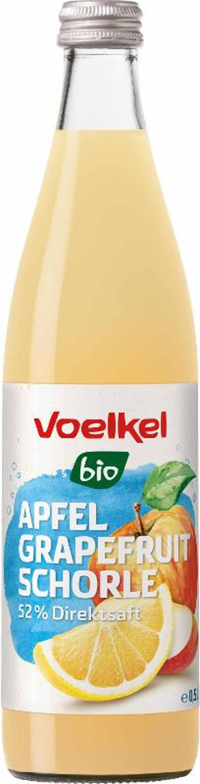 Produktfoto zu Apfel Grapefruit Schorle 0,5 l Voelkel