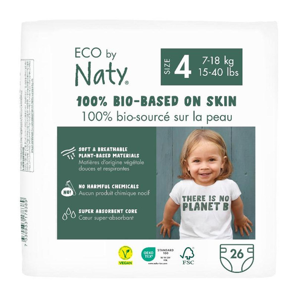 Produktfoto zu VPE Windeln Größe 4 6x26 Stück Naty