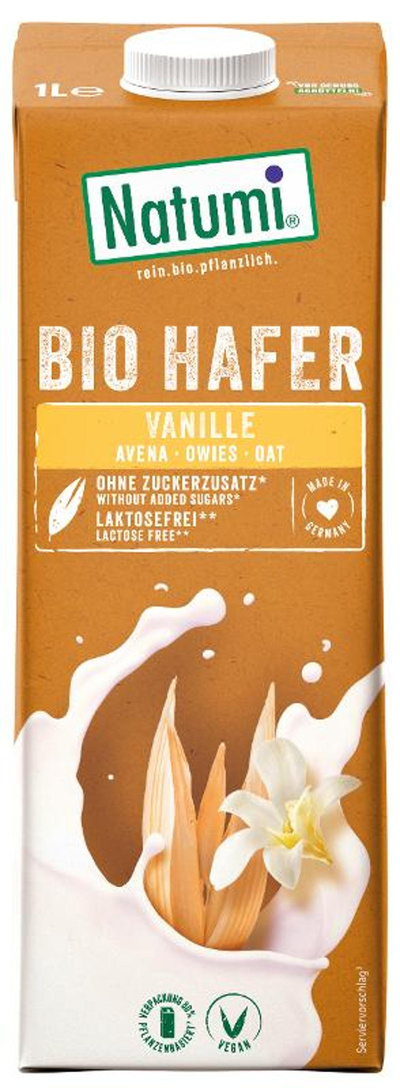 Produktfoto zu VPE Hafer Drink Vanille 8x1 l Natumi